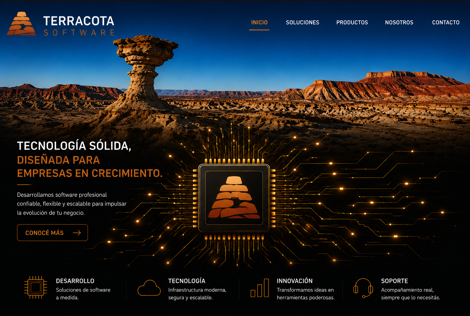 Terracota Software — tecnología sólida, diseñada para empresas en crecimiento